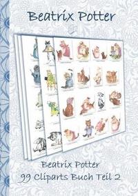 bokomslag Beatrix Potter 99 Cliparts Buch Teil 2 ( Peter Hase )