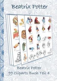 bokomslag Beatrix Potter 99 Cliparts Buch Teil 4 ( Peter Hase )