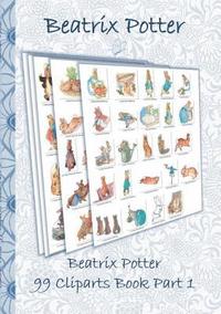 bokomslag Beatrix Potter 99 Cliparts Book Part 1 ( Peter Rabbit )