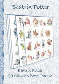 bokomslag Beatrix Potter 99 Cliparts Book Part 2 ( Peter Rabbit )