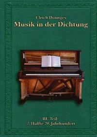 bokomslag Musik in der Dichtung 1. Auflage