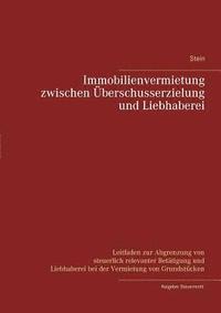 bokomslag Immobilienvermietung zwischen Überschusserzielung und Liebhaberei