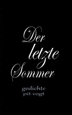 bokomslag letzte Sommer