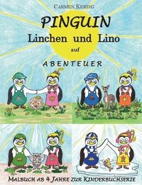 bokomslag Malbuch zu Pinguin Linchen und Lino auf Abenteuer