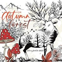 bokomslag Autumn Forest Coloring Book for Adults