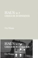 bokomslag Gregor Schneider. Haus u r