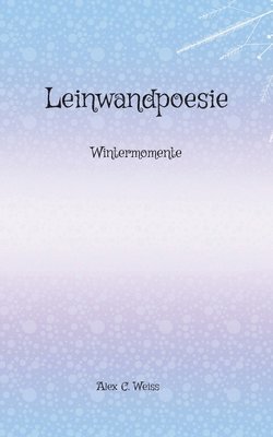 bokomslag Leinwandpoesie