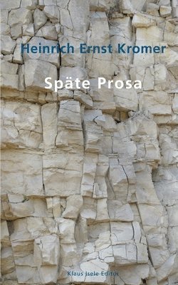 bokomslag Späte Prosa