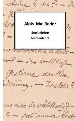 bokomslag Seelenlehre - Formenlehre