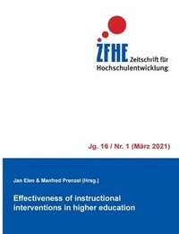 bokomslag Effectiveness of instructional interventions in higher education