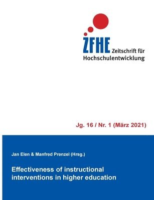 Jan Elen, Manfred Prenzel - Effectiveness of instructional interventions in higher education, Häftad