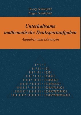 bokomslag Unterhaltsame mathematische Denksportaufgaben