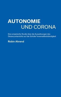 bokomslag Autonomie und Corona