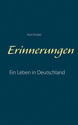 bokomslag Erinnerungen