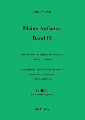Meine Aufsätze Band II