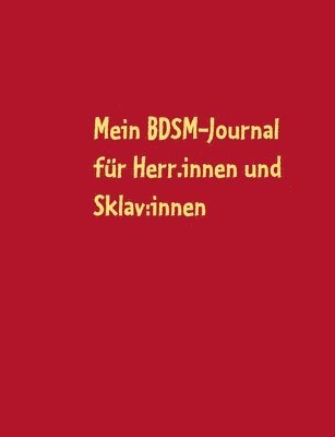 bokomslag Mein BDSM-Journal