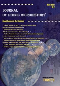 bokomslag Journal of Ethnic Microhistory