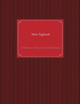 bokomslag Mein Tagebuch