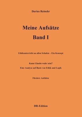 bokomslag Meine Aufstze Band I