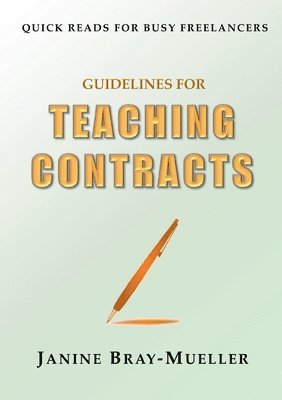bokomslag Guidelines for Teaching Contracts