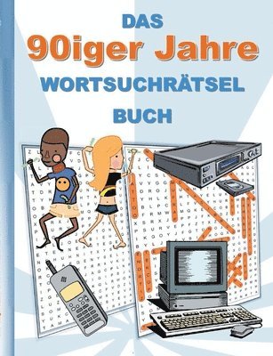 bokomslag 90iger Jahre WORTSUCHRÄTSEL BUCH