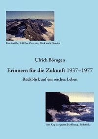 bokomslag Erinnern fr die Zukunft 1937 - 1977