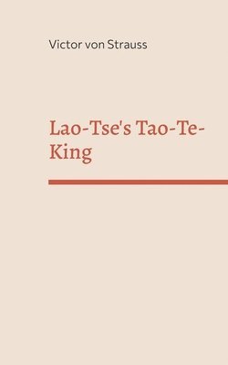 Lao-Tse's Tao-Te-King 1