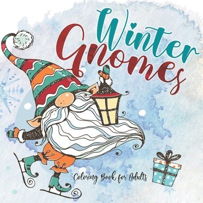 Winter Gnomes Coloring Book for Adults 1