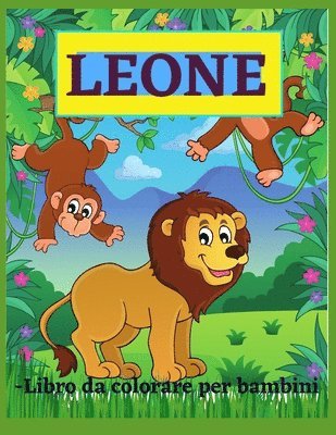 Leone - Libro da colorare per bambini 1