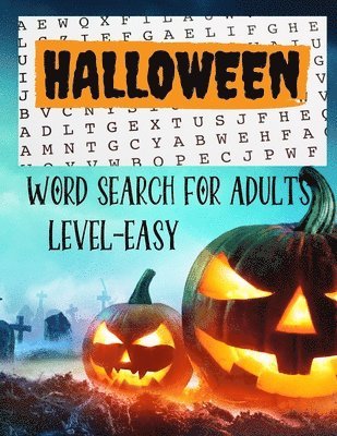 Halloween Word Search book -Level Easy