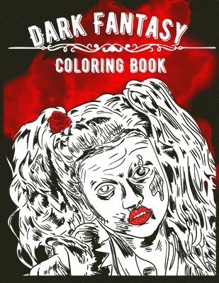 bokomslag Dark Fantasy Coloring Book