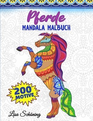 bokomslag Pferde Mandala Malbuch