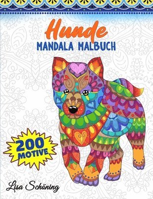 bokomslag Hunde Mandala Malbuch