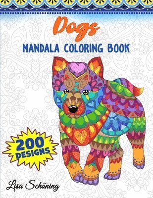 Dogs Mandala Coloring Book 1