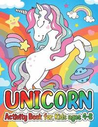 bokomslag Unicorn Activity Book for Kids Ages 4-8