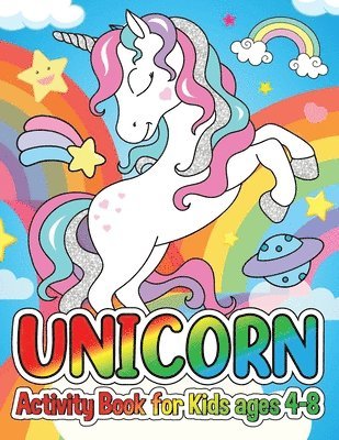 bokomslag Unicorn Activity Book for Kids Ages 4-8