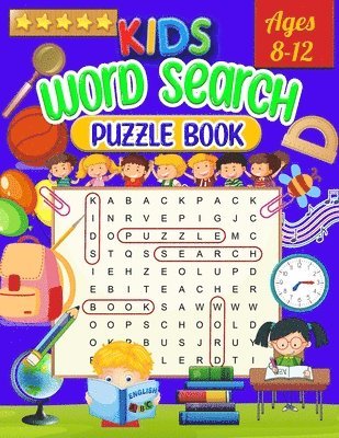 bokomslag Kids Word Search Puzzle Book Ages 8-12