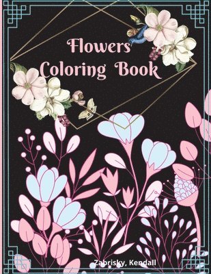 bokomslag Flowers Coloring Book