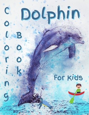 bokomslag Dolphin Coloring Book For Kids