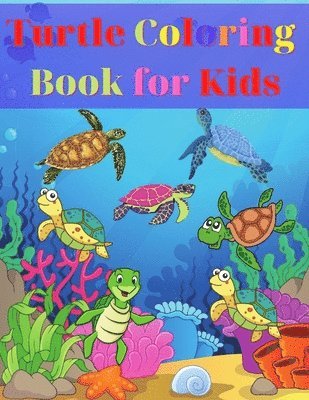 bokomslag Turtle Coloring Book for Kids