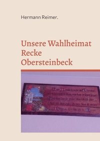 bokomslag Unsere Wahlheimat Recke Obersteinbeck