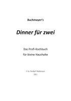 bokomslag Dinner für zwei