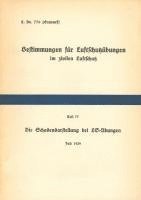 bokomslag L.Dv. 770/4 Bestimmungen für Luftschutzübungen im zivilen Luftschutz - Teil 4 Die Schadendarstellung bei LS-Übungen