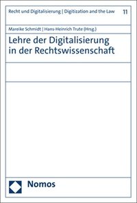 bokomslag Lehre Der Digitalisierung in Der Rechtswissenschaft