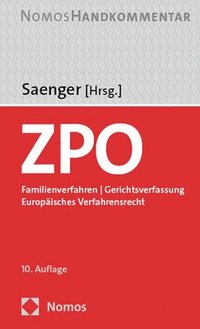 bokomslag Zivilprozessordnung: Familienverfahren / Gerichtsverfassung / Europaisches Verfahrensrecht