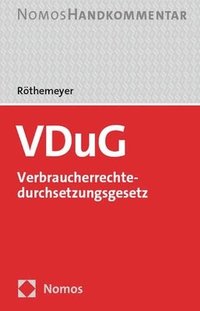 bokomslag VDuG - Verbraucherrechtedurchsetzungsgesetz