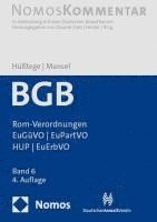 bokomslag Burgerliches Gesetzbuch: Rom-Verordnungen - Euguvo - Eupartvo - Hup - Euerbvo: Band 6