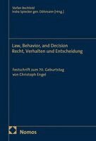 Stefan Bechtold, Indra Spiecker gen. Döhmann - Law, Behavior, and Decision - Recht, Verhalten und Entscheidung, Inbunden