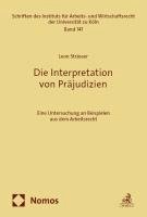 bokomslag Die Interpretation von Präjudizien