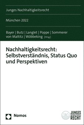 bokomslag Nachhaltigkeitsrecht: Selbstverständnis, Status Quo und Perspektiven